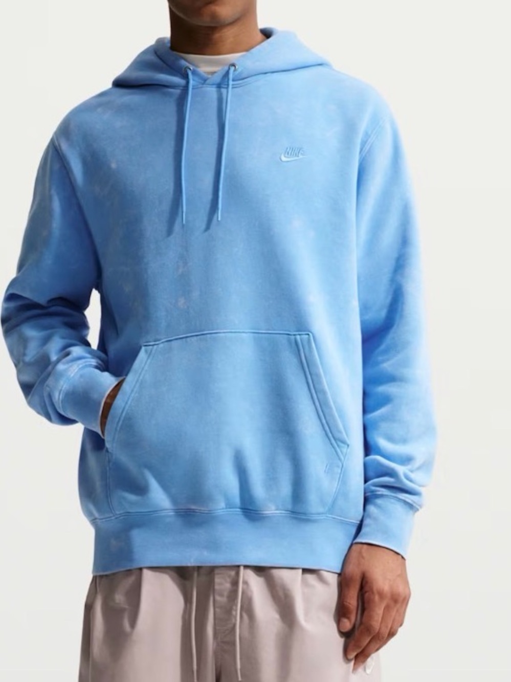 Nike Men’s Sky Blue Pullover Hoodie